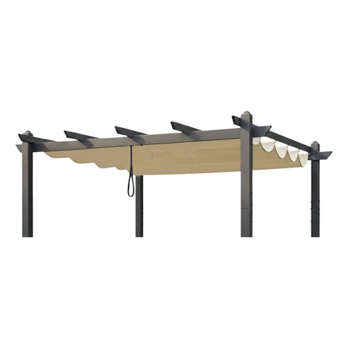 Replacement Canopy for Purple Leaf ZYMPG10 10' x 10' Pergola - Beige, Riplock 350