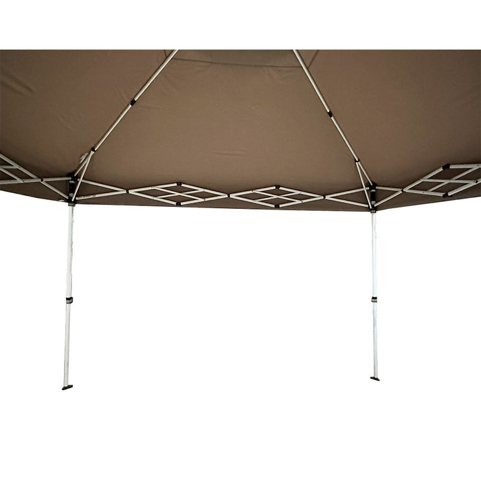 Replacement Canopy for Quik Shade Commercial 10' x 10' C100 Straight Leg Pop Up Canopy - RipLock 350 - Slate Gray