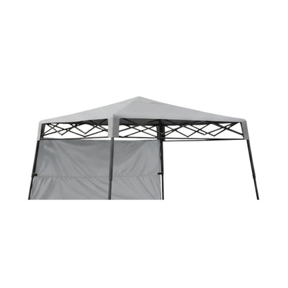 Replacement Canopy for Quik Shade Tangkula 167519DS Base 7' x 7', Canopy Top 6' X 6' Slant Leg - Slate Gray, RipLock 350