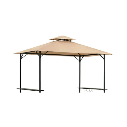 Replacement Canopy for Style Selections TBQ5380 8' X 5' Grill Gazebo - Beige, RipLock 350