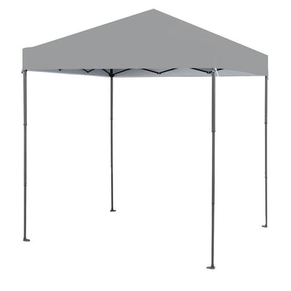 Replacement Canopy for Tangkula 6.6’ x 6.6’ Pop Up – RipLock 350 – Slate Gray
