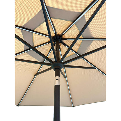 Replacement Canopy for the Allen and Roth 9’ Solar Market Umbrella – RipLock 350