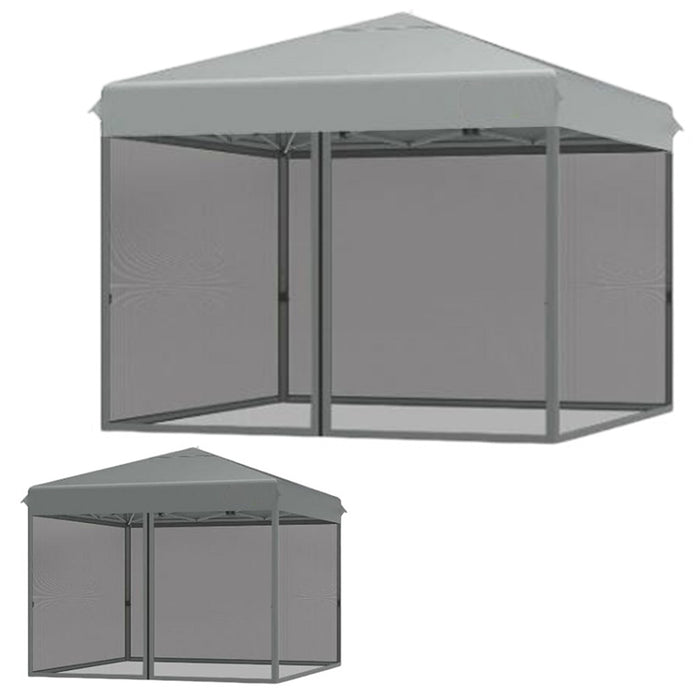 Replacement Canopy for VivoHome 8' X 8' Pop Up - RipLock 350 - Slate Gray