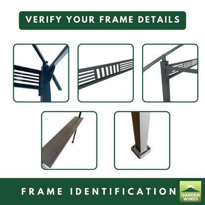 Replacement Canopy for Westbrook A103001601 Grill Gazebo