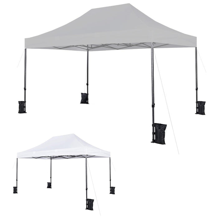 Replacement Canopy for Yaheetech 10' X 15' Instant Pop Up Shelter Tent - RipLock 350 - Slate Gray