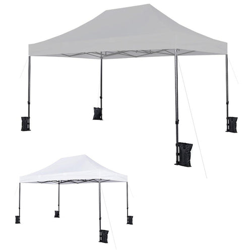 Replacement Canopy for Yaheetech 10' X 15' Instant Pop Up Shelter Tent - RipLock 350 - Slate Gray