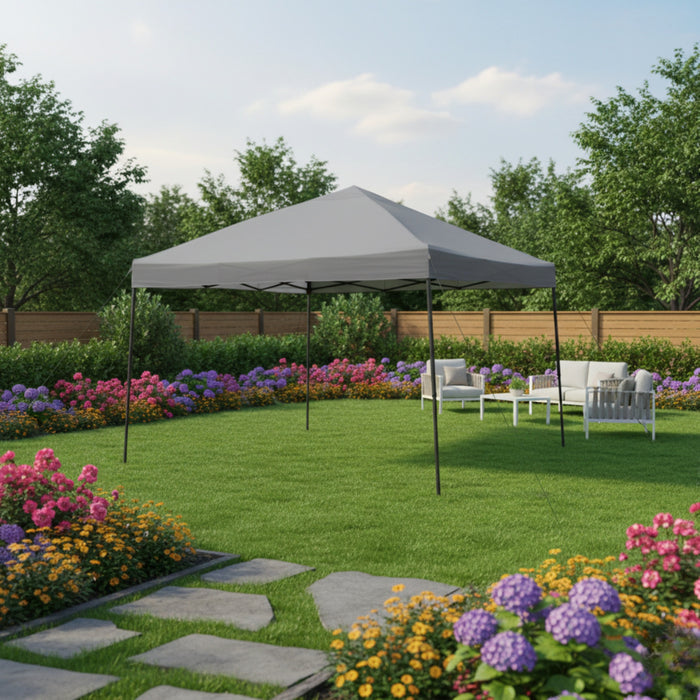 Replacement Canopy for Yaheetech 612463 12' X 12' Pop Up - Slate Gray, RipLock 350