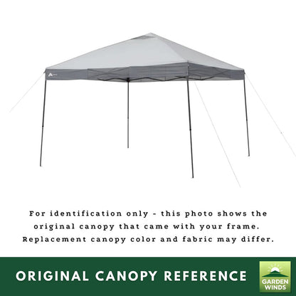 Replacement Canopy for Yaheetech 612463 12' X 12' Pop Up - Slate Gray, RipLock 350