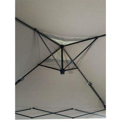 Replacement Canopy for Yoli Solana 235 EasyLift 15' x 15' Canopy - RipLock 350 - Slate Gray