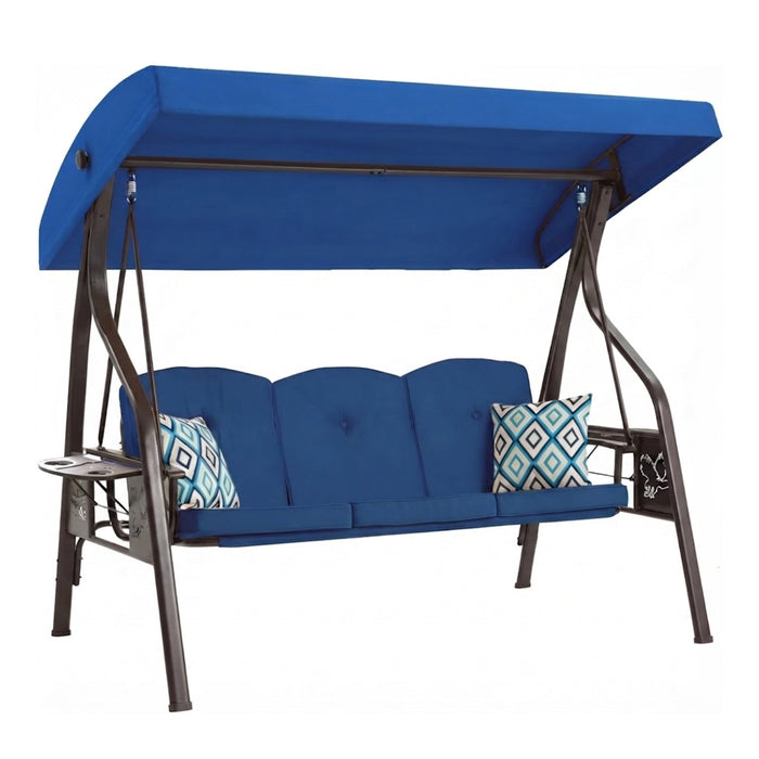Replacement Canopy for ZZW 3 Seat Eagle Swing - Blue, RipLock 350