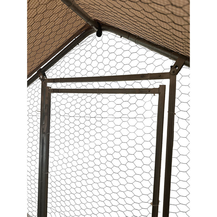 Replacement Cover for Chikencoop 10' X 6' Chicken Coop Pen - RipLock 350 - Slate Gray