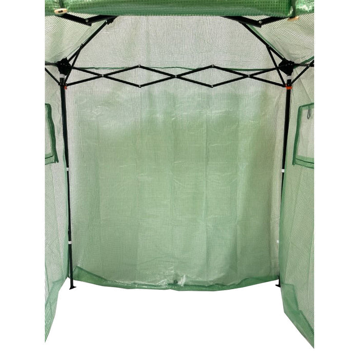 Replacement Cover for Eagle Peak 6' x 4' Portable Walk In Instant Pop Up Greenhouse - PE Fabric - Green