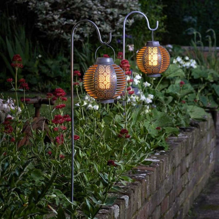 Smart Garden Forli Flaming Solar Lantern 2pk
