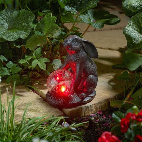 Smart Garden Hare Muse Solar Figurine
